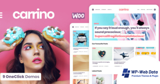 Carrino v1.8.2 An Exciting Gutenberg Blog Theme